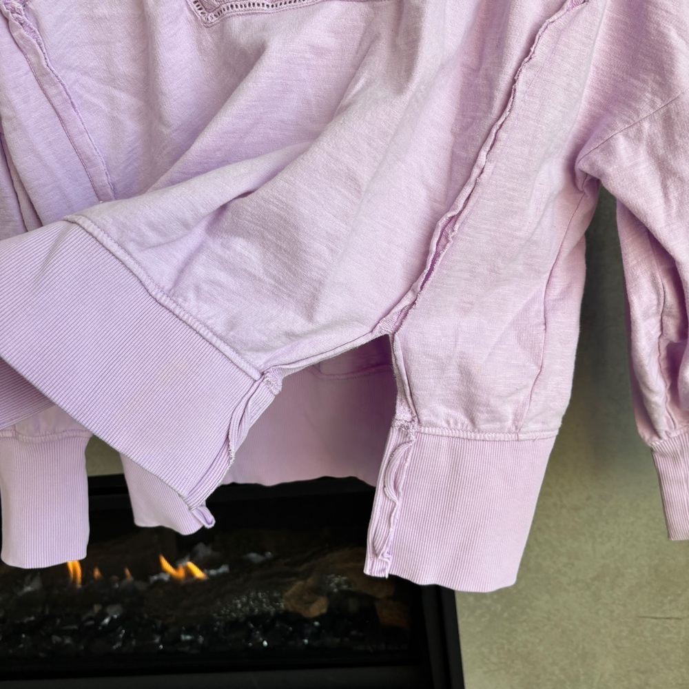 Anthropology Pilco PIntuck Pullover In Lavender, Size XS - Picture 10 of 11